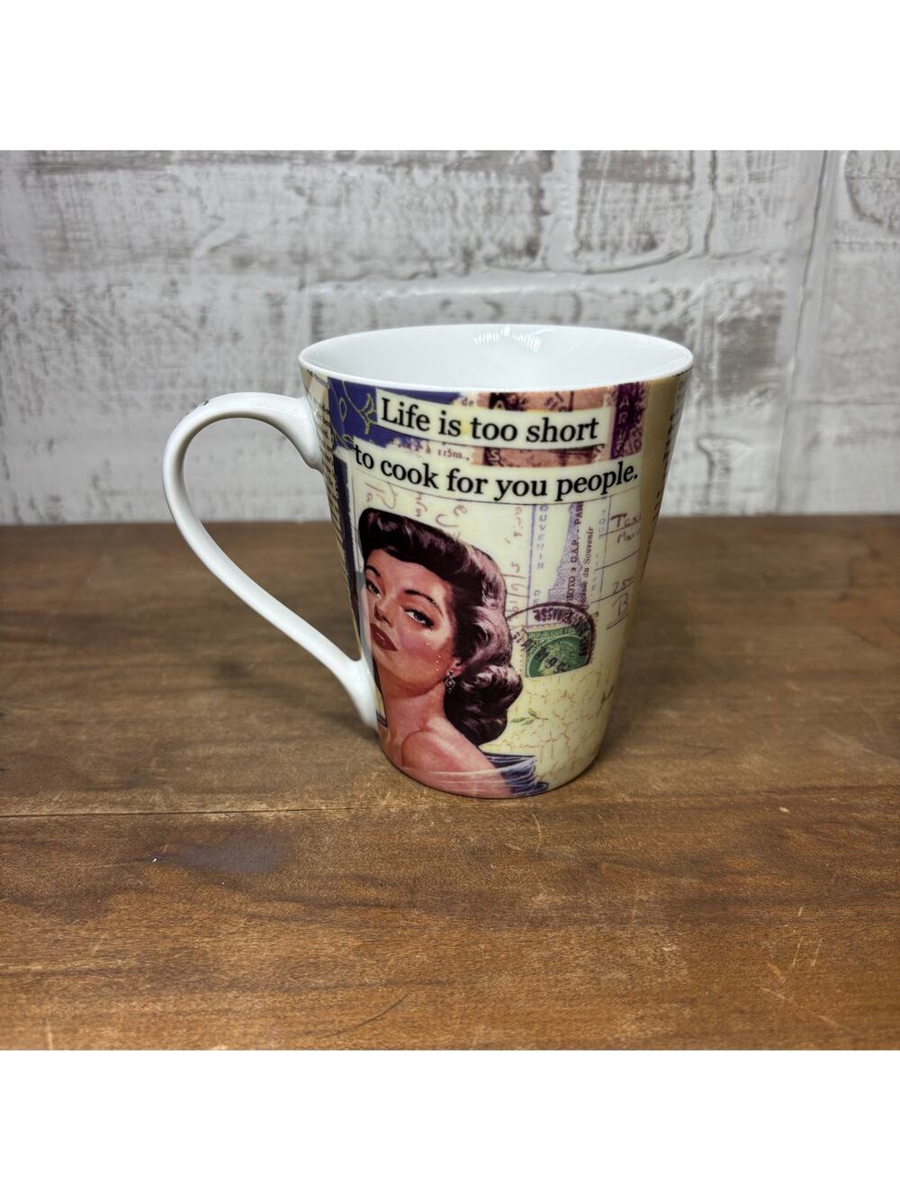 Life Is Too Short Funny Porcelain Coffee Mug